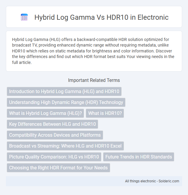 HDR10 vs Hybrid Log Gamma - What is the difference?