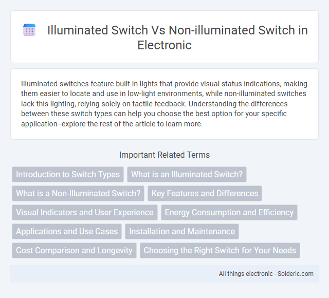 Non-Illuminated Switch vs Illuminated Switch - What is the difference?