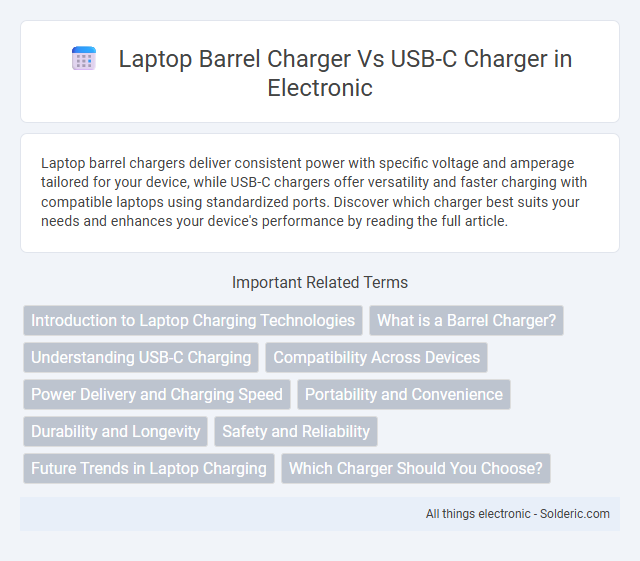 Laptop Barrel Charger vs USB-C Charger - What is the difference?
