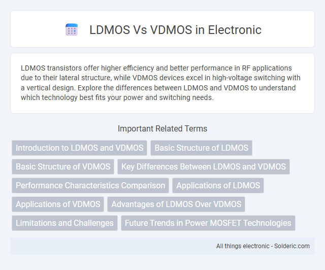 LDMOS vs VDMOS - What is the difference?