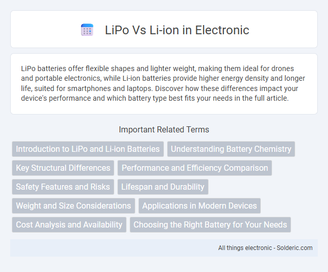 Li-ion vs LiPo - What is the difference?