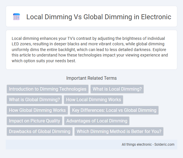 Global dimming vs Local dimming - What is the difference?