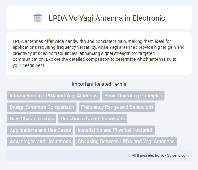 LPDA vs Yagi Antenna - What is the difference?