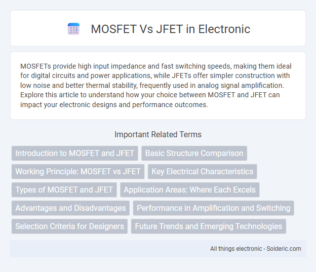 JFET vs MOSFET - What is the difference?