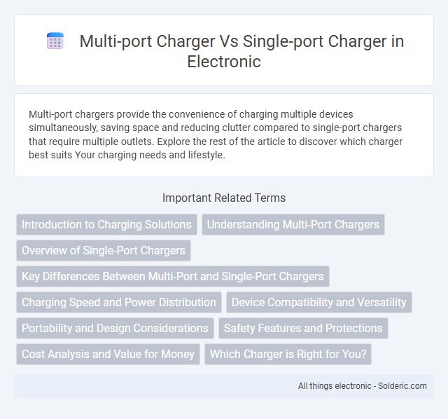 Single-port charger vs Multi-port charger - What is the difference?