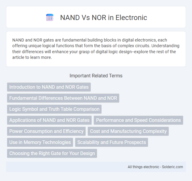 NOR vs NAND - What is the difference?
