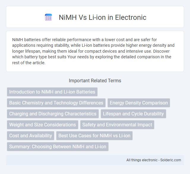 Li-ion vs NiMH - What is the difference?