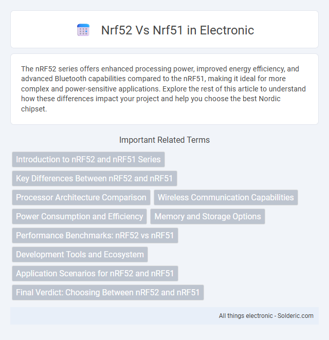 nrf51 vs nrf52 - What is the difference?
