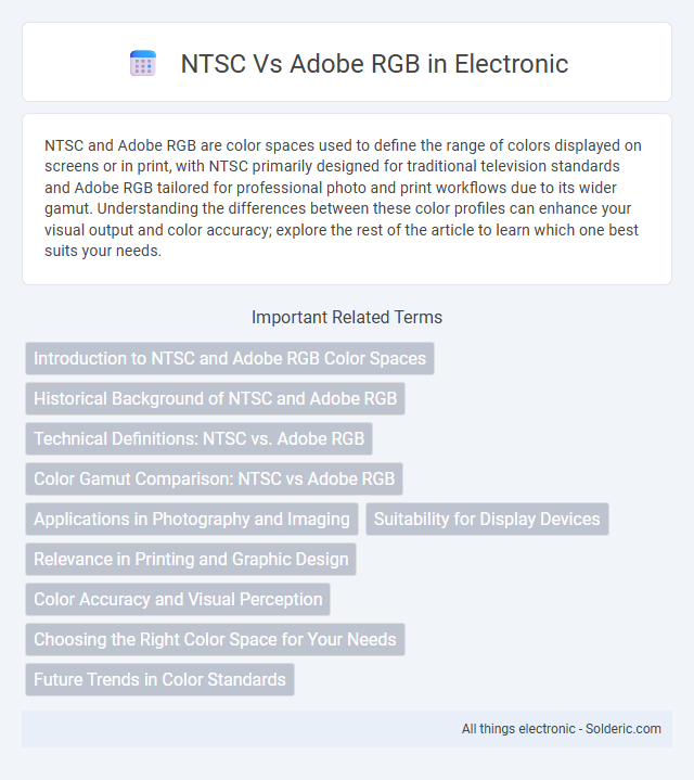 Adobe RGB vs NTSC - What is the difference?