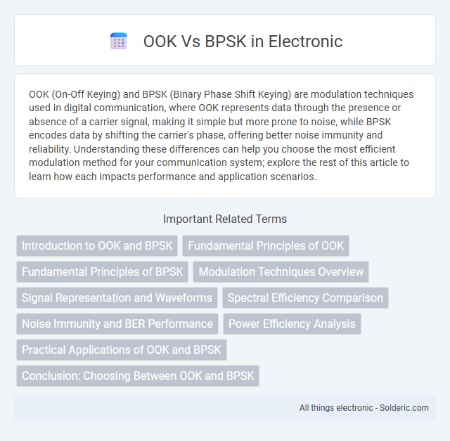 BPSK vs OOK - What is the difference?