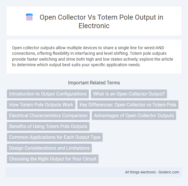 Sure! Here's the title in alphabetical order:
Totem Pole Output vs Open Collector - What is the difference?
