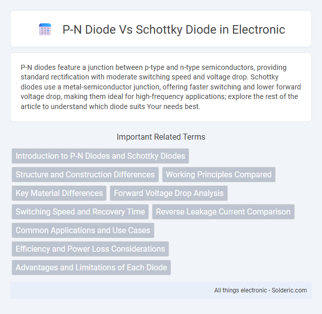 Schottky Diode vs P-N Diode - What is the difference?