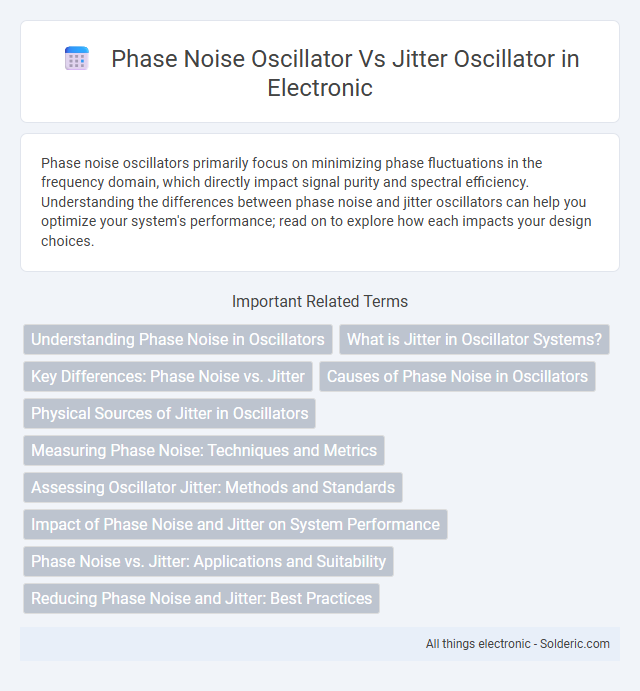 Jitter oscillator vs Phase noise oscillator - What is the difference?