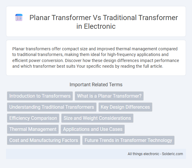 Planar Transformer vs Traditional Transformer - What is the difference?