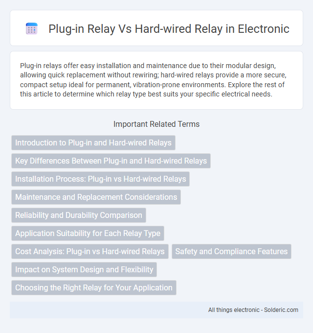 Hard-wired Relay vs Plug-in Relay - What is the difference?