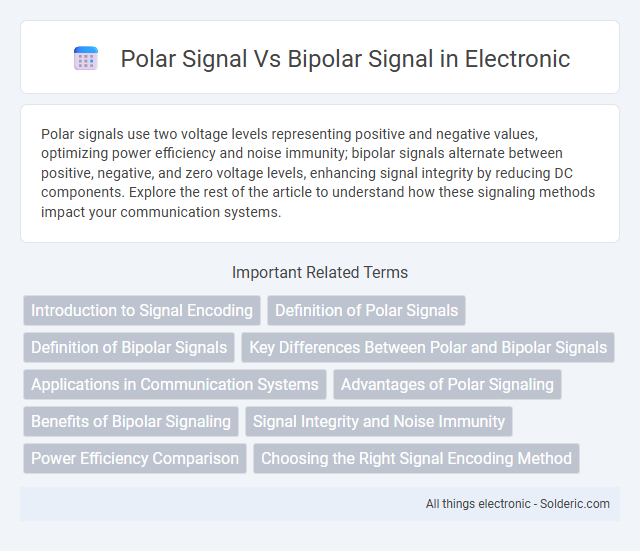Bipolar Signal vs Polar Signal - What is the difference?
