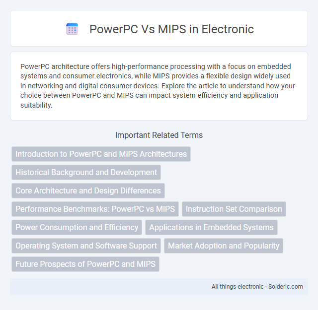 MIPS vs PowerPC - What is the difference?
