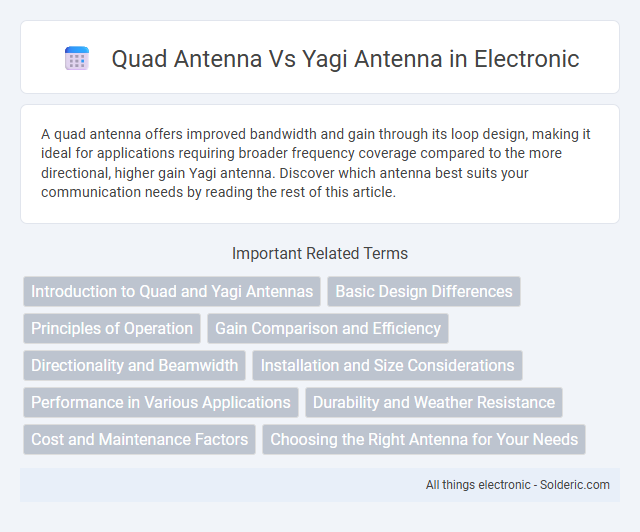 Comparison: Quad Antenna vs. Yagi Antenna - What is the difference?