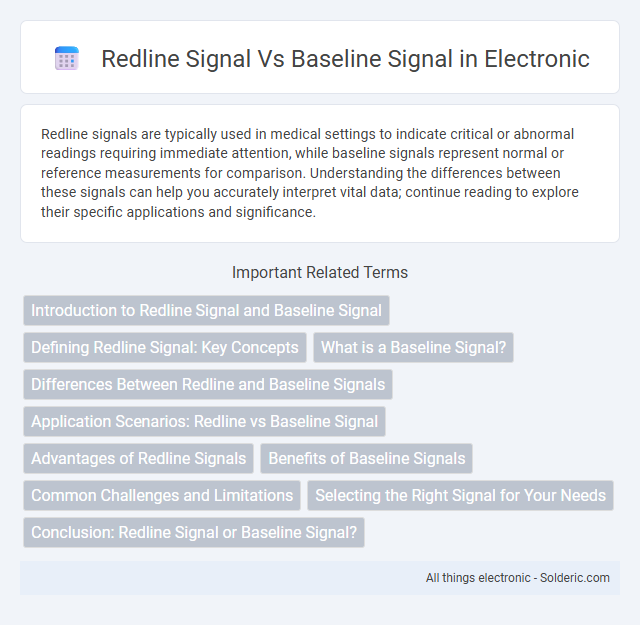 Baseline Signal vs Redline Signal - What is the difference?