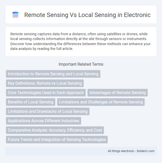 Local Sensing vs Remote Sensing - What is the difference?