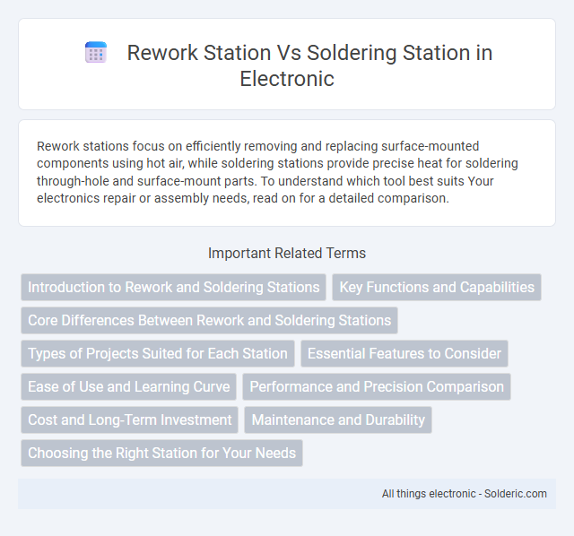 Rework Station vs Soldering Station - What is the difference?