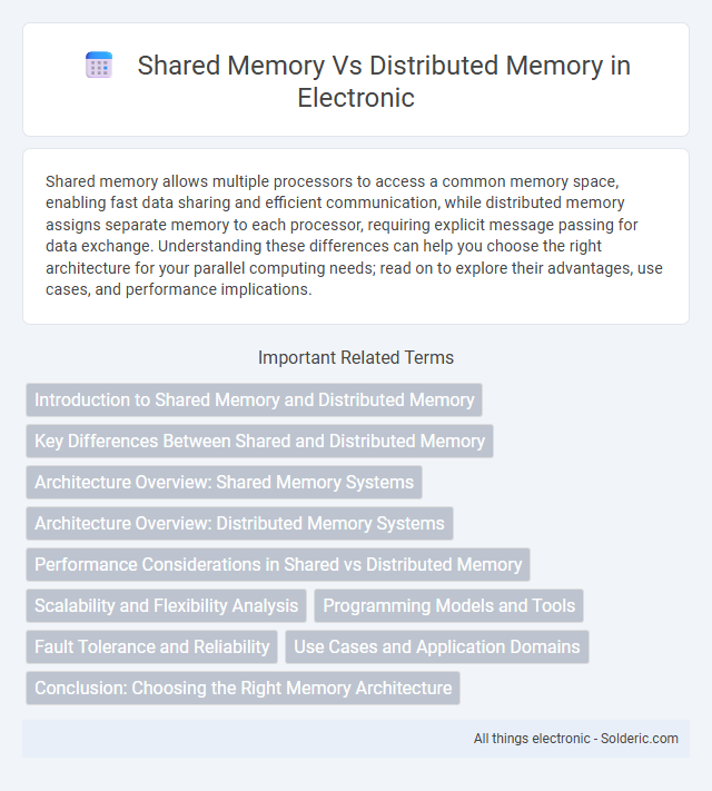 Distributed Memory vs Shared Memory - What is the difference?