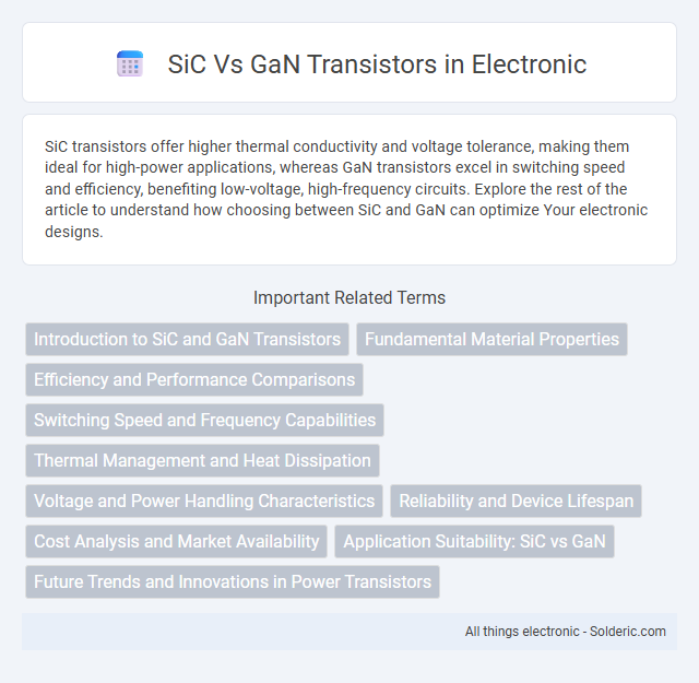 GaN vs SiC transistors - What is the difference?