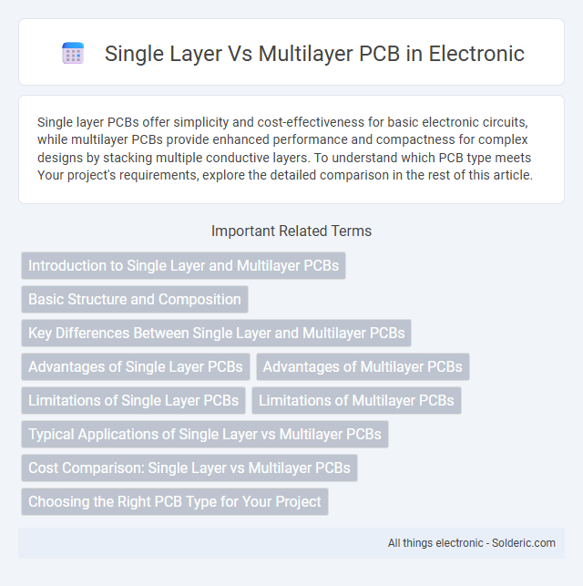 Multilayer PCB vs Single Layer PCB - What is the difference?
