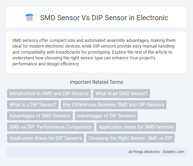 DIP sensor vs SMD sensor - What is the difference?