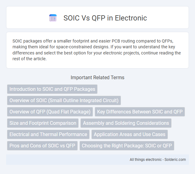 QFP vs SOIC - What is the difference?