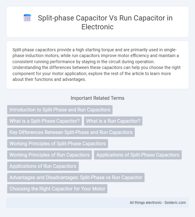 Run Capacitor vs. Split-Phase Capacitor - What is the difference?