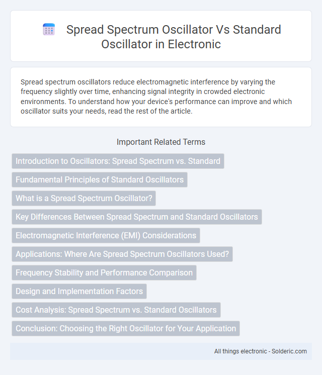 Here is the correct alphabetical order for the titles:
1. Spread spectrum oscillator
2. Standard oscillator - What is the difference?