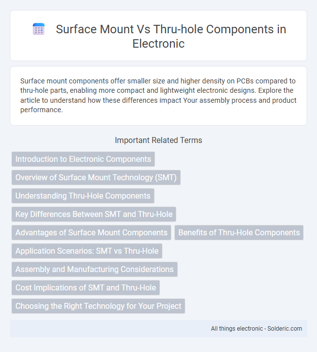 Surface Mount vs Thru-Hole Components - What is the difference?