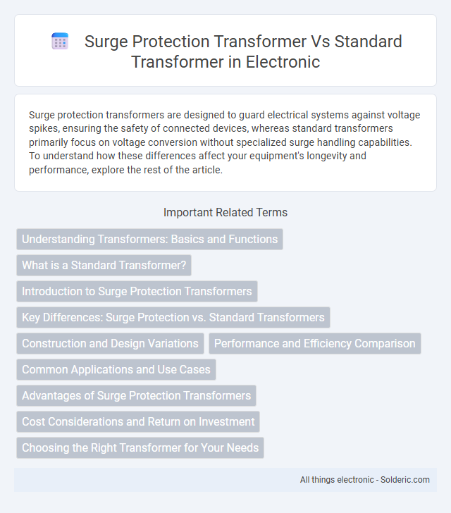 Surge Protection Transformer vs. Standard Transformer - What is the difference?