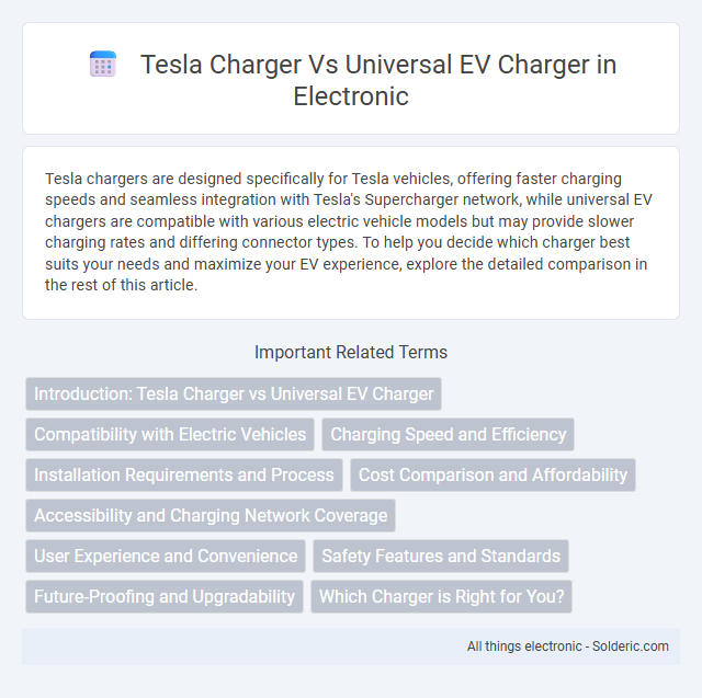 Tesla Charger vs Universal EV Charger - What is the difference?