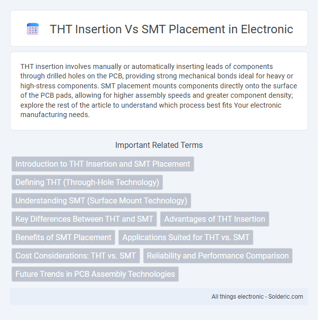 SMT placement vs THT insertion - What is the difference?