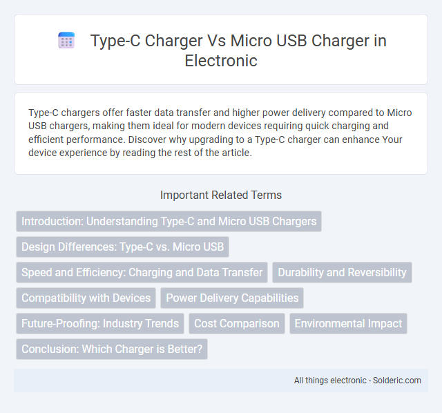 Micro USB charger vs Type-C charger - What is the difference?
