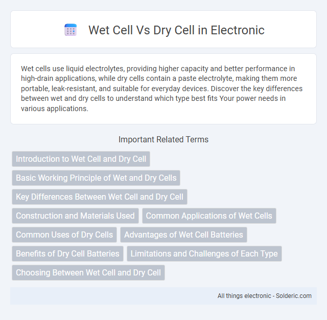Dry Cell vs Wet Cell - What is the difference?