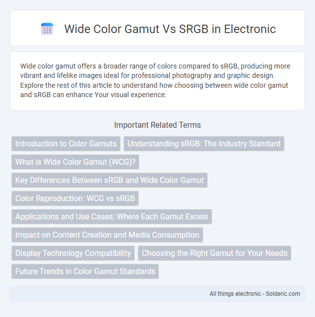 sRGB vs Wide Color Gamut - What is the difference?