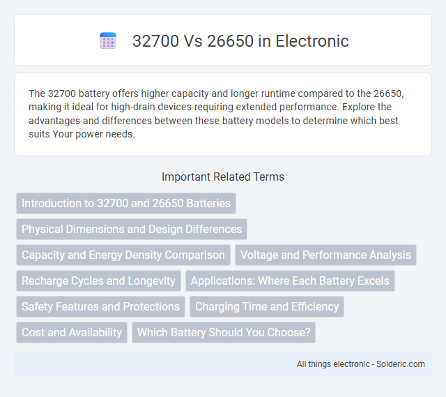 26650 vs 32700 - What is the difference?