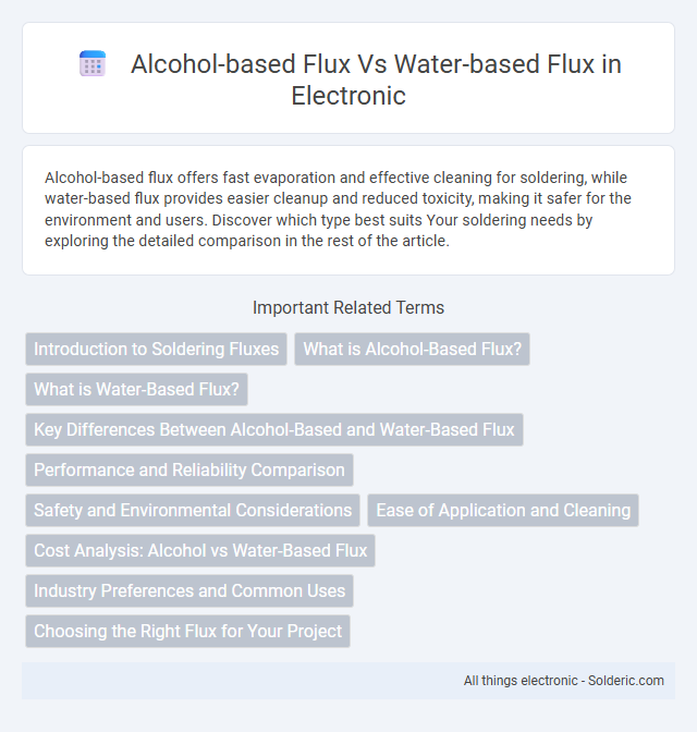 Alcohol-Based Flux vs. Water-Based Flux - What is the difference?