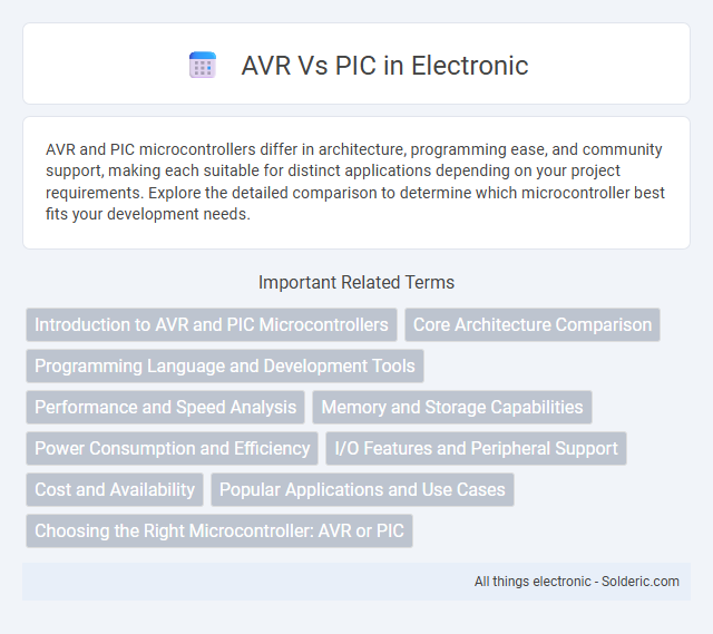 PIC vs AVR - What is the difference?