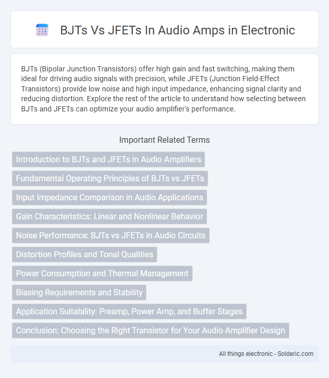 BJTs vs JFETs in Audio Amps - What is the difference?