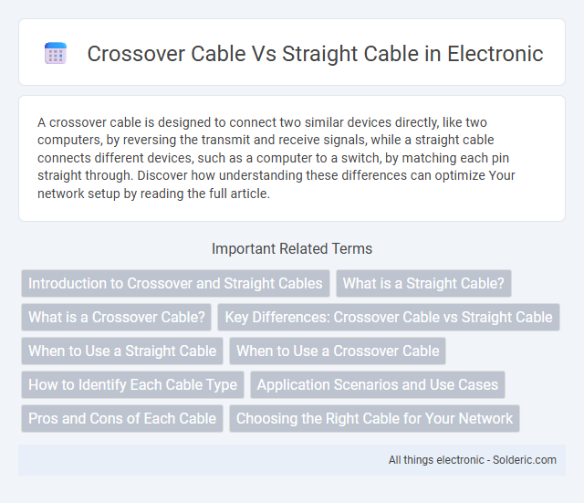 Straight Cable vs Crossover Cable - What is the difference?