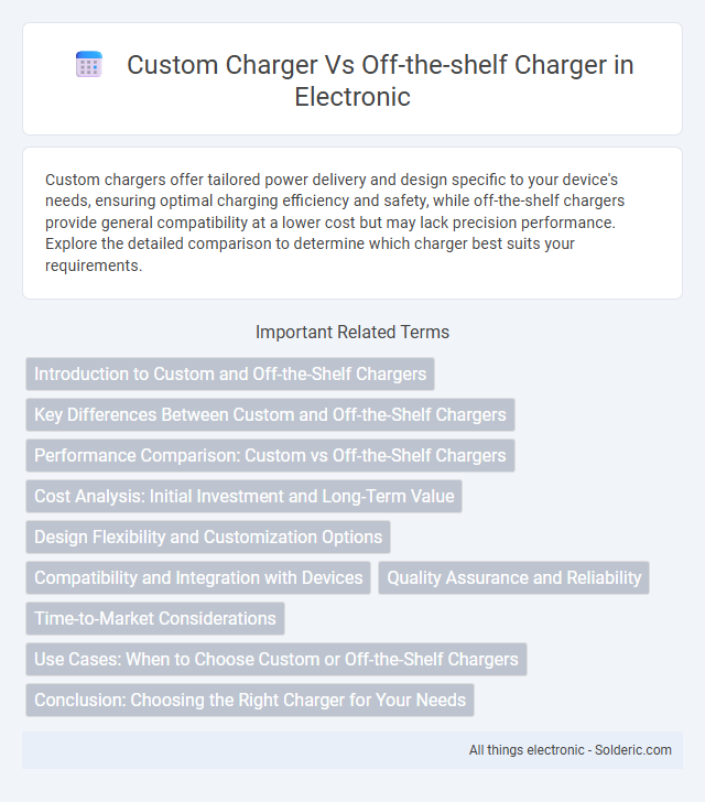 Custom Charger vs. Off-the-Shelf Charger - What is the difference?