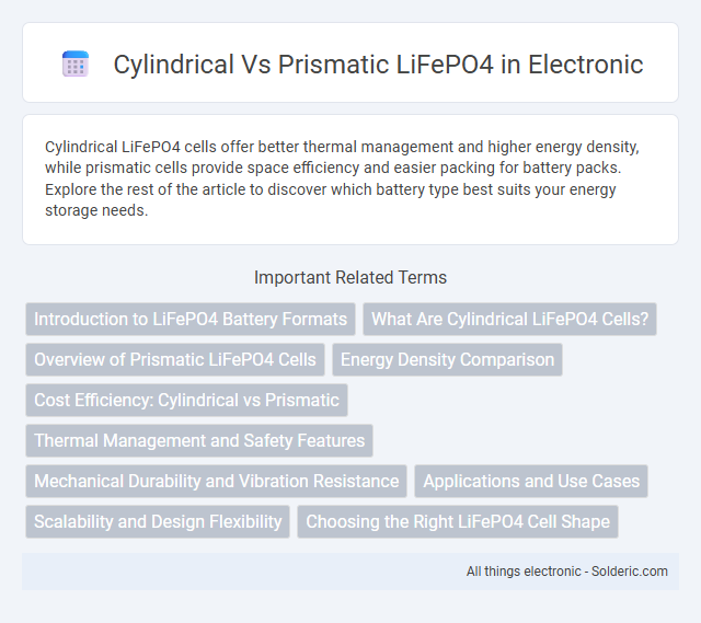 Prismatic vs Cylindrical LiFePO4 - What is the difference?