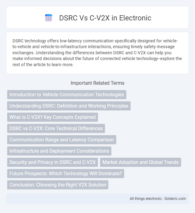 C-V2X vs DSRC - What is the difference?