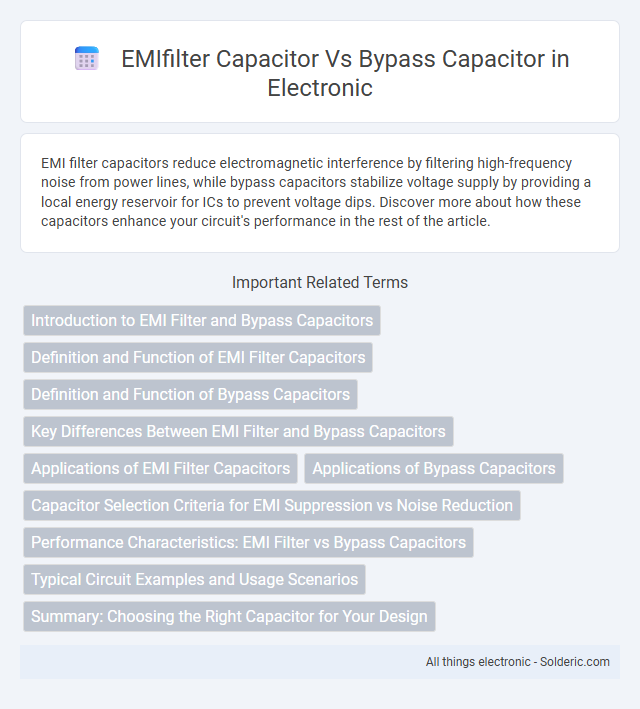 Bypass Capacitor vs. EMI Filter Capacitor - What is the difference?