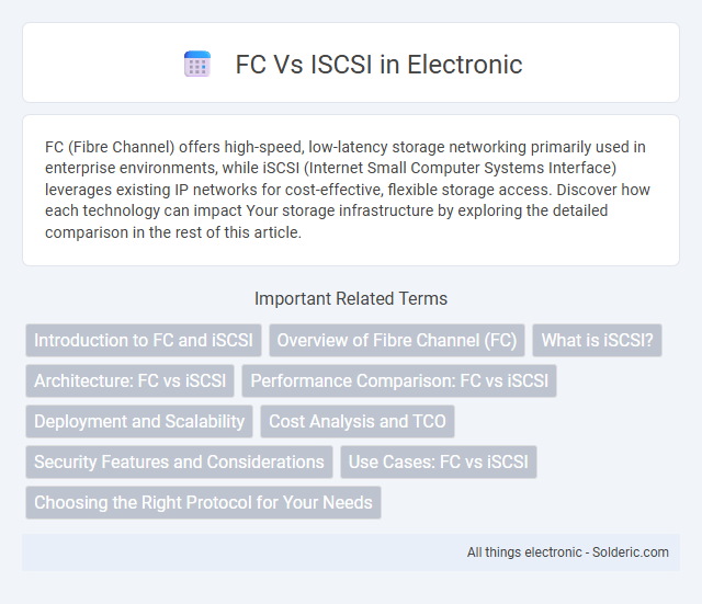 iSCSI vs FC - What is the difference?
