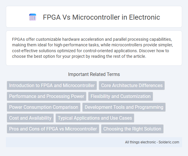Microcontroller vs FPGA - What is the difference?